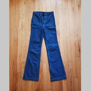 Forever 21 Denim High Waisted Flare Jeans